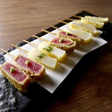 鮨・焼うお 一魚魚一 ichiuo toichi_レア天ぷら串盛り合わせ5種(10本)