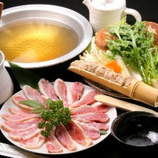 宮崎名産を関西の味に 特製地頭鶏鍋
