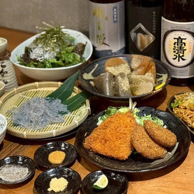 生しらす・桜エビ・もつ焼肉 静岡郷土料理 羽六_【リニューアルOPEN記念】静岡満喫コース シラス・生桜エビ・静岡おでん等/全7品/120分飲み放題付♪