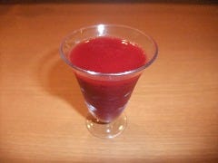 すっぽんの生血(りんごジュース割)