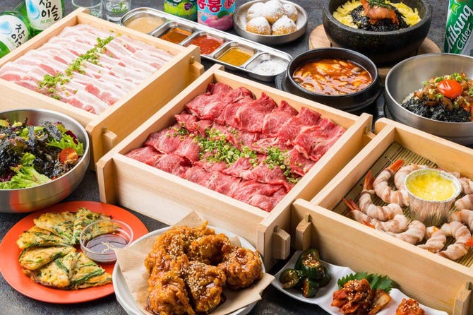 牛サムギョプサル食べ放題 韓国料理 Som サム 大阪梅田店 東梅田 お初天神 太融寺 韓国料理 ぐるなび