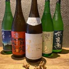 日本各地から取り寄せた日本酒