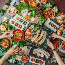 130種類以上の韓国料理食べ飲み放題