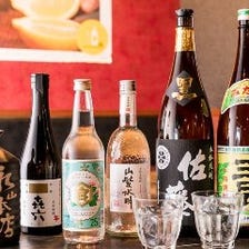 全国各地の日本酒と九州の厳選焼酎