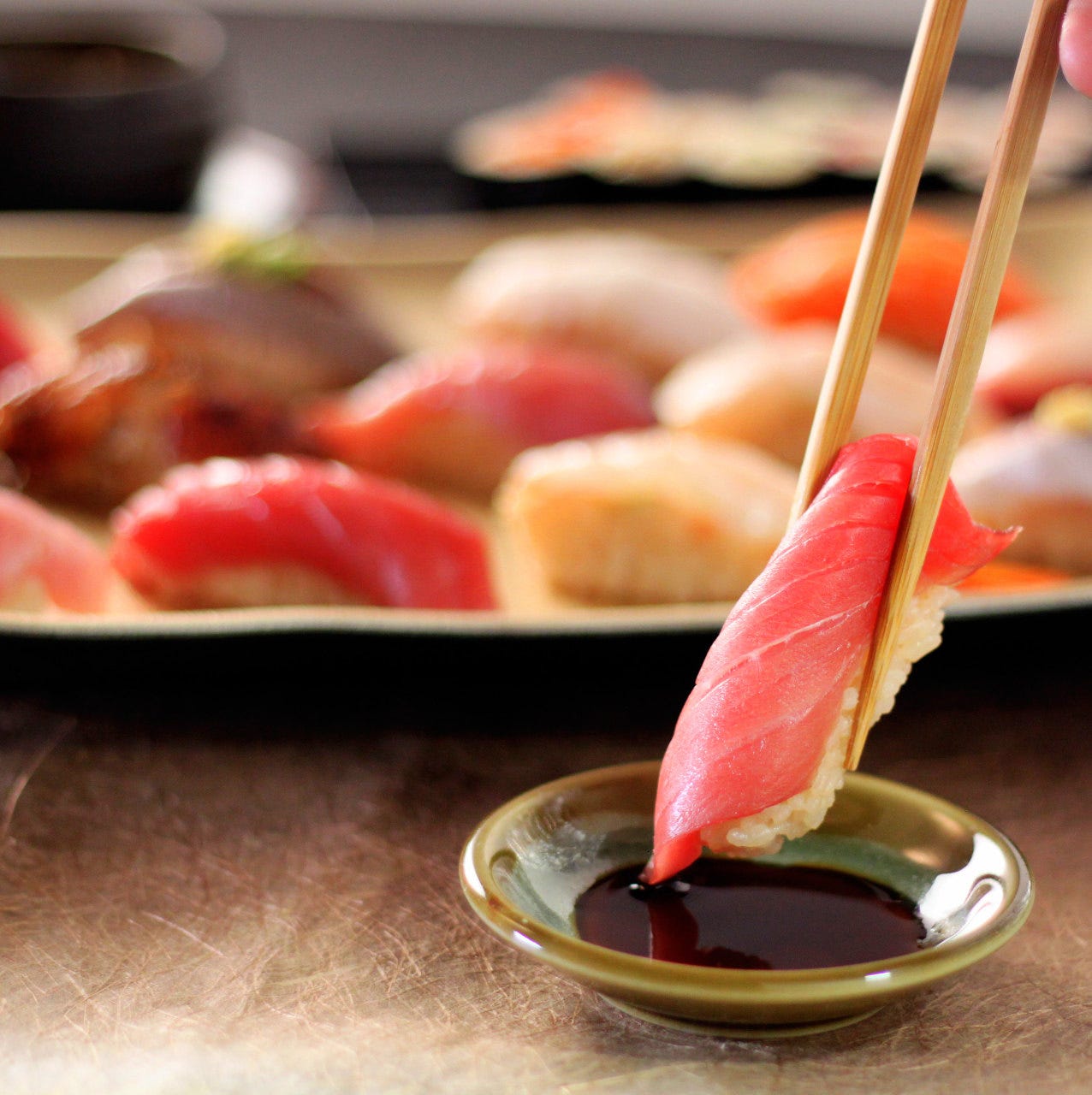 赤酢使用の江戸前鮨
1ヶからお好みでご注文いただけます♪