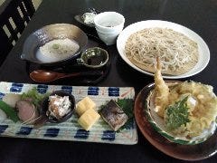 真そば 手料理 花咲き