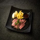 神戸牛のガーリックバターステーキ