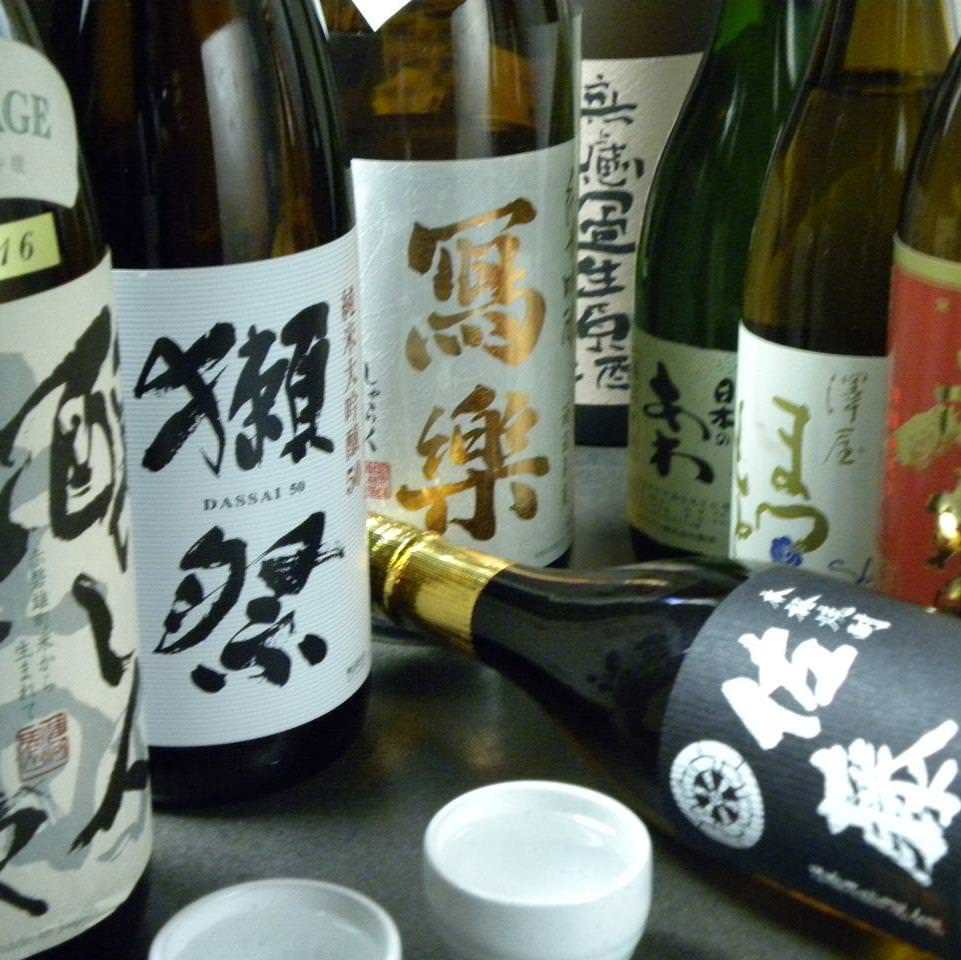 日本各地の地酒をご用意しております