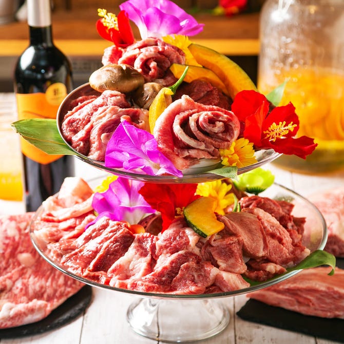 梅田焼肉 個室 食べ放題 焼肉マニア ウッシーニ 梅田店 東通り 堂山 焼肉 ぐるなび