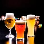 名古屋地ビール3種類と国産クラフトビールをご用意♪