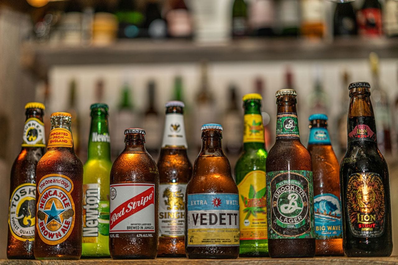 世界各国のビールが50種以上♪