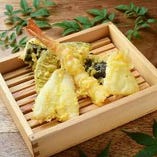 天ぷら盛り合わせ　五種