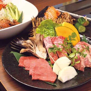 北海道和牛焼肉 きゅうた_とり・豚・牛のバラエティー豊かなおまかせコース 3500円