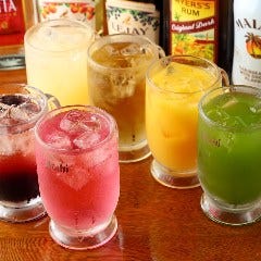 女性にも人気のサワーが豊富！おいしいお酒に会話も弾みます