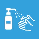 全スタッフの手洗い・消毒・体温管理を徹底強化。
