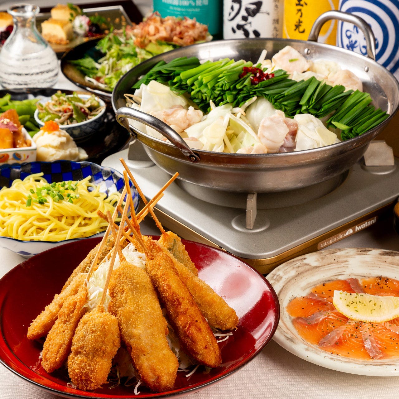 京食材・もつ鍋・釜飯・串揚げ 個室居酒屋】-京to串to揚- 和紋 京都