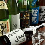 京都のうまい地酒をご用意しております。