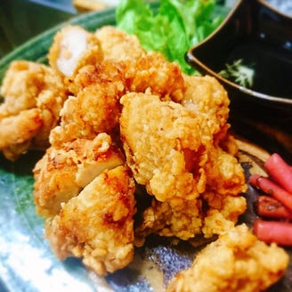 北の喰処 ふじ蔵 メニュー 道産地鶏の手作りザンギ 檸檬たれ添え ぐるなび