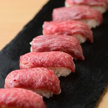 直送仕入れならでは！多彩な馬肉ずし