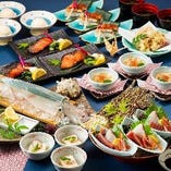 【おすすめ】九州名物料理と自慢のイカ姿造りを味わうコース料理