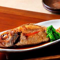 のど黒煮付けと船盛7種プラン