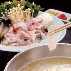 ふぐちり鍋と船盛7種プラン