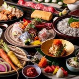 三浦直送のお刺身や九州名物料理をお得に楽しめるコースをご用意！