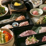 贅沢な食材を使用した『阿倍野店限定 プレミアムコース』は、接待など特別な日の食事会におすすめ