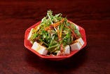 豆腐と食べラーのサラダ