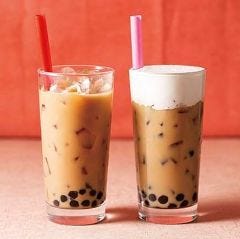 話題のタピオカ飲めちゃいます♪