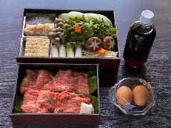 京料理 清和荘_牛すき焼きセット