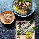 鱧しゃぶ（夏季～10月末頃）