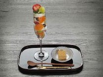 王将戦特製フルーツパフェ