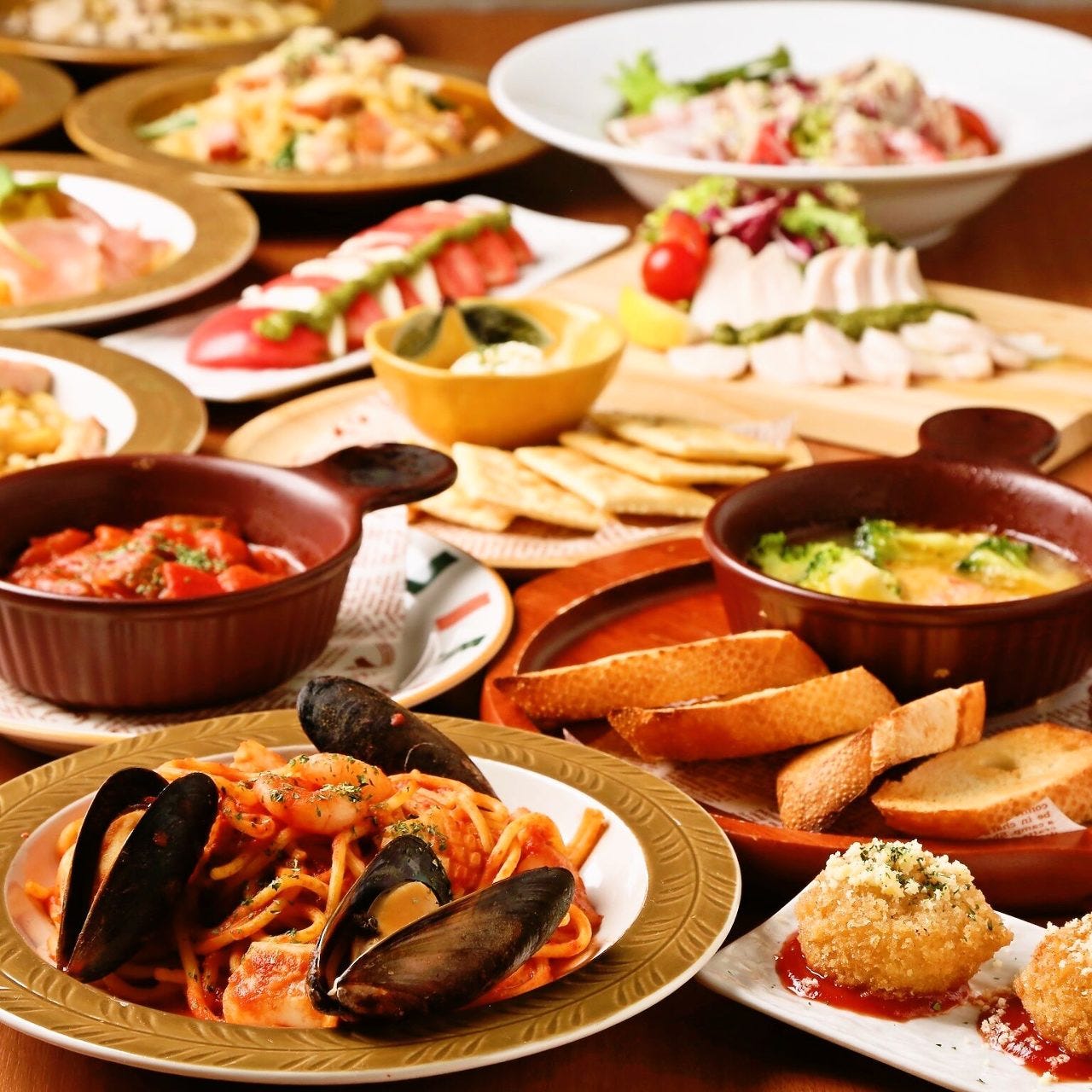 個室 生パスタと肉料理 食べ放題 ゆずの小町イタリアン 難波店