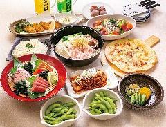 人気第一位『華ｺｰｽ』 2h飲放付 選べるお鍋つき5,000円(税込)