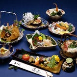 季節の会席料理 15,000円（税・サ込）