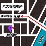 【アクセス】大型バスは、北大路通で一時乗降をお願いします