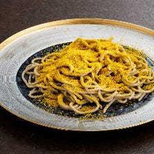 牛深産カラスミ蕎麦