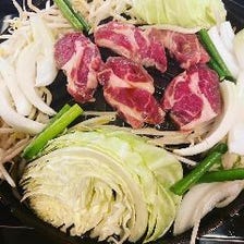 ◎1番人気コース◎120分ラム肉食べ放題+120分飲み放題 5,980円　