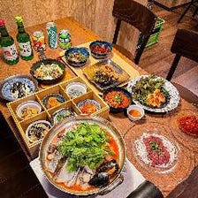 定番韓国料理のご宴会コース