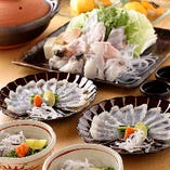 【おすすめ】　活ふぐ　お手軽コース　※要予約　二名様より