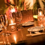 大切な接待やお食事会に最適な店内