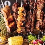 シュラスコBBQは全10種♪様々な部位を楽しめます！【ブラジル】