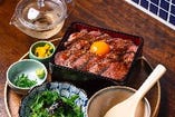 広島県産コシヒカリ越宝玉の肉まぶし重