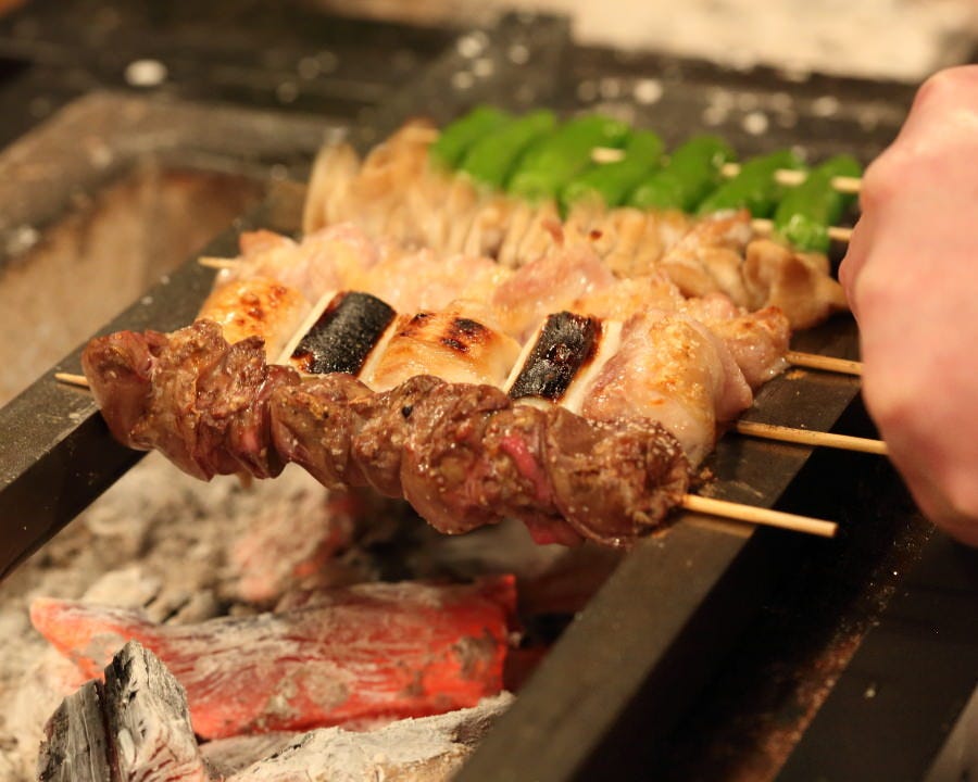 こだわりの炭火料理♪