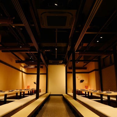 博多料理と野菜巻き 個室居酒屋 なまいき 上野店 店内の画像