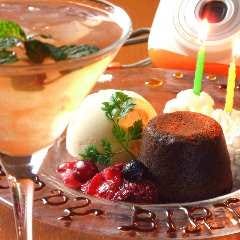 記念日を全力でサポート！お好みのデザートを特別仕様でご用意♪