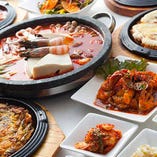 40種以上の韓国料理を食べ放題プランが人気♪飲み放題付もOK！