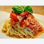 （男子料理教室にて）フレッシュトマトのカッペリーニ