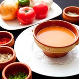 冷製野菜スープ　“ガスパッチョ”